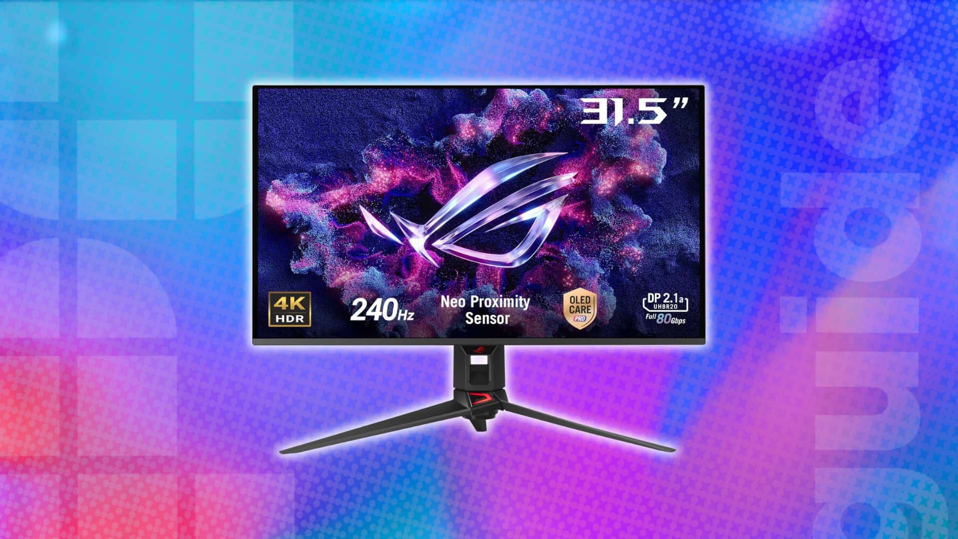 Stunning ROG 32-inch 4K OLED gaming monitor rebounds to lowest price ...