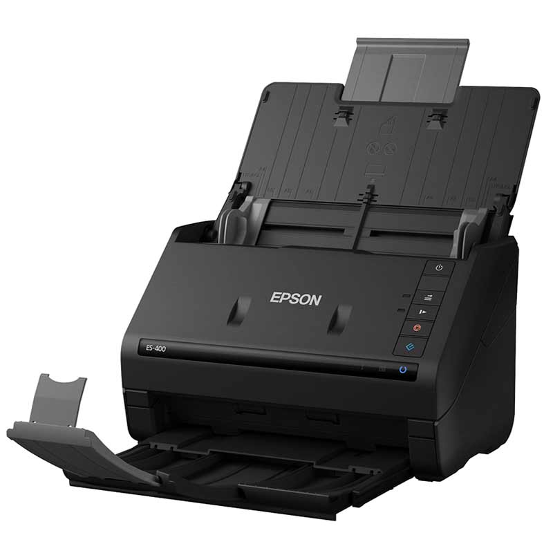 Escáner Epson WorkForce ES-400 | Gestión Documental hasta 35 PPM Duplex Diseño Compacto-B11B226201