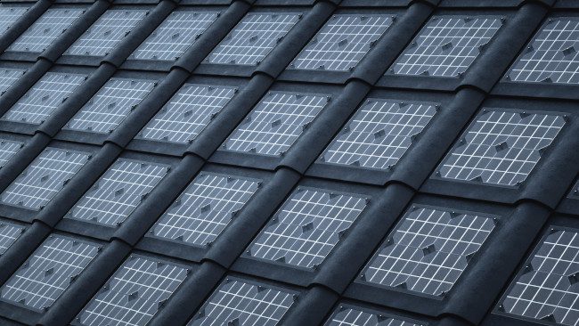 Solar shingles are roofing materials with solar properties.