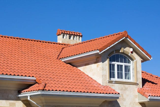Clay tiles are considered eco-friendly roofing materials.