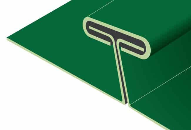 Standing seam metal roofs with batten lock panels include a system of battens or clips that are fastened to the roof deck.