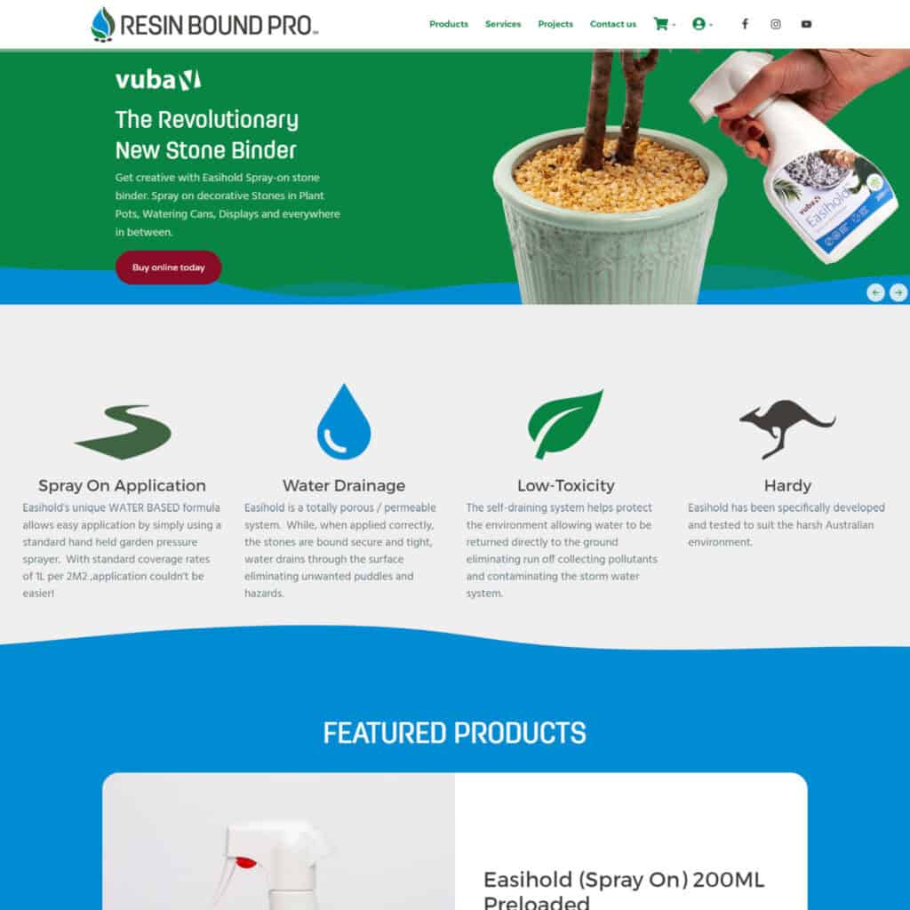 Resin Bound Pro Website