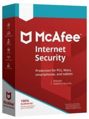 McAfee Internet Security (1 Jahre / 1 Gerät) (Neueste Version + kostenlose Updates)