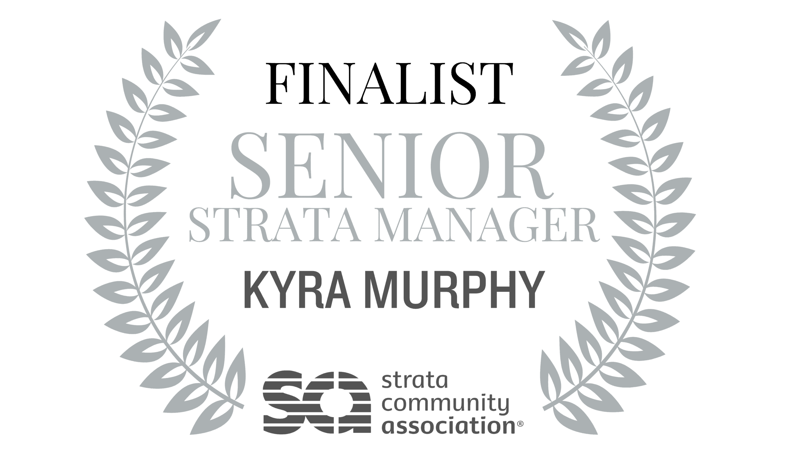 Finalist Senior Strata Manager Kyra Murphy Richardson Strata Perth