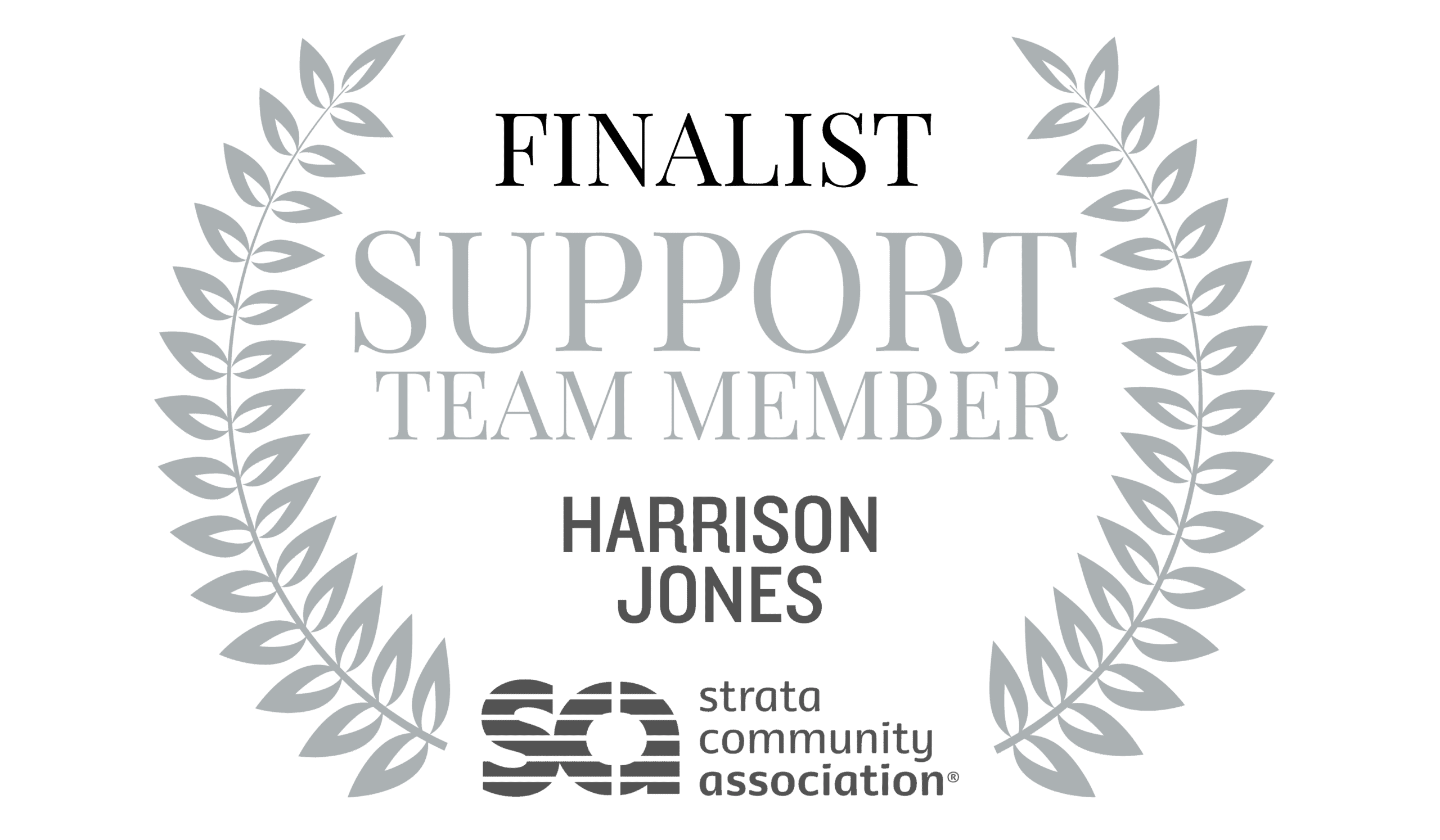 Finalist Support Team Member 2022 Harrison Jones Richardson Strata