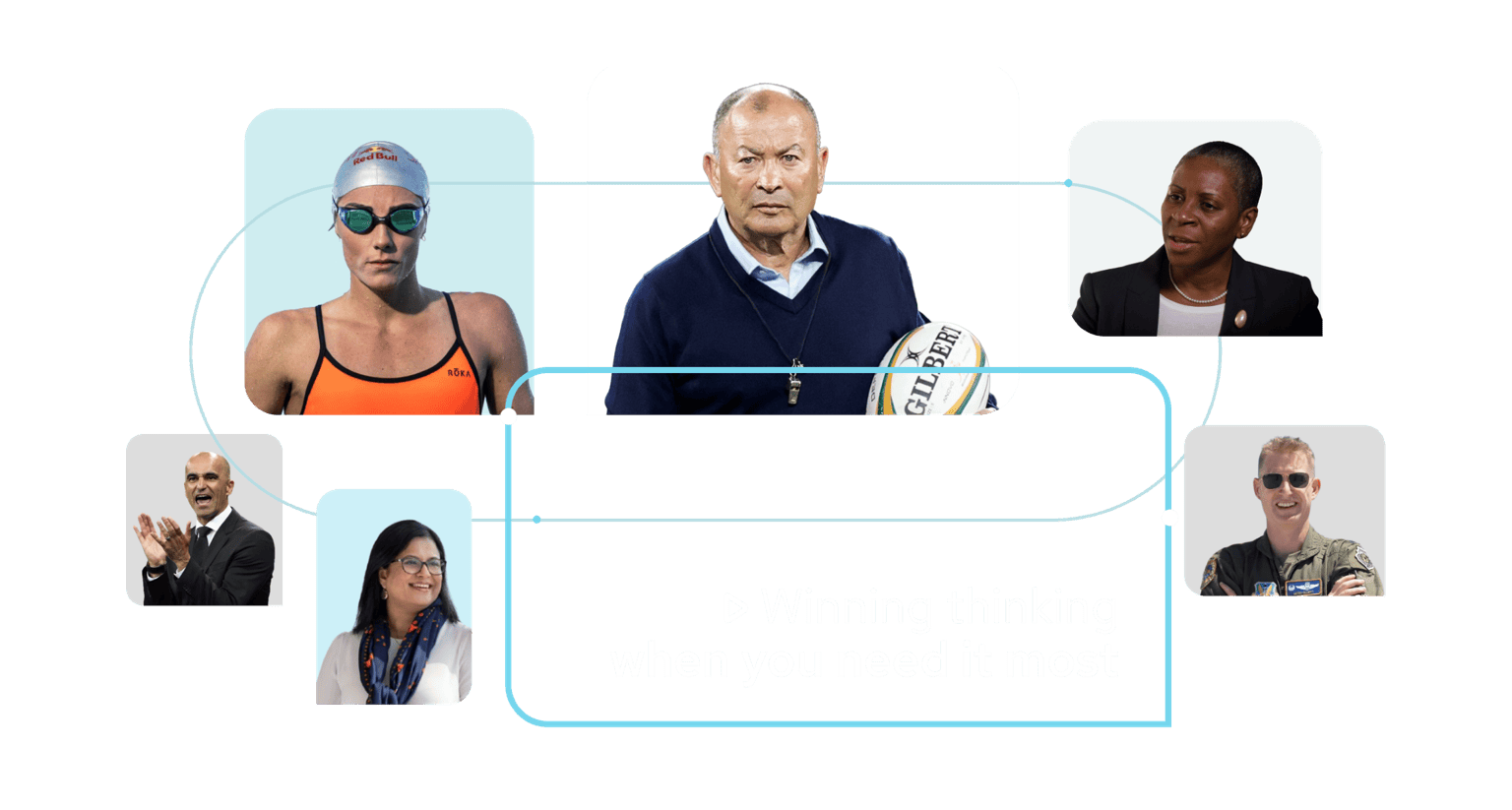 Mindset Coach experts from sport, the military and business, including rugby coach Eddie Jones