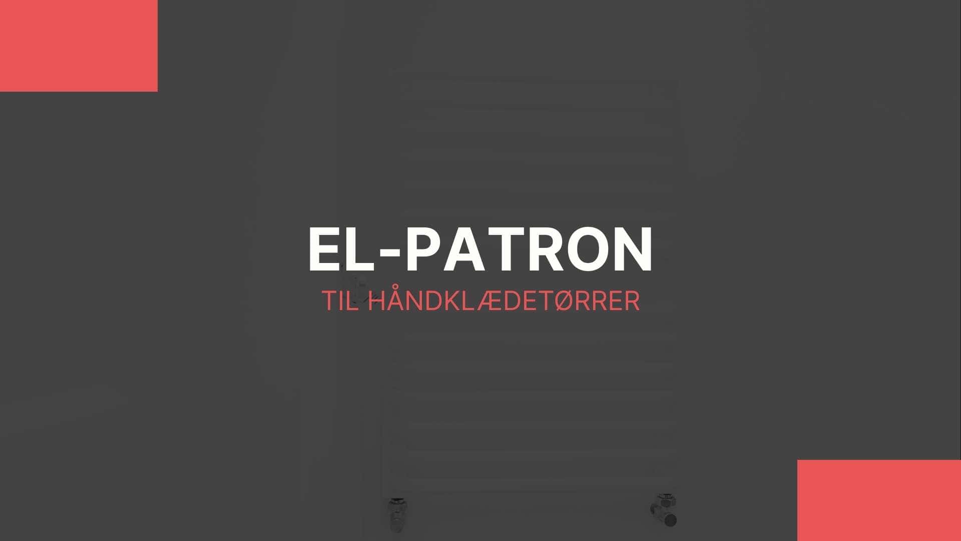 El patron handklaedetoerrer