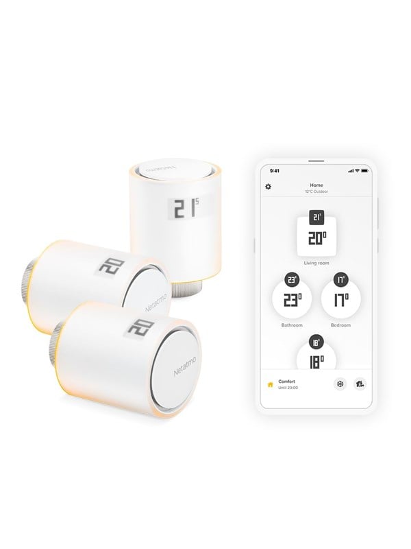 Netatmo Smart Radiator Termostat - 3 ekstra enheder