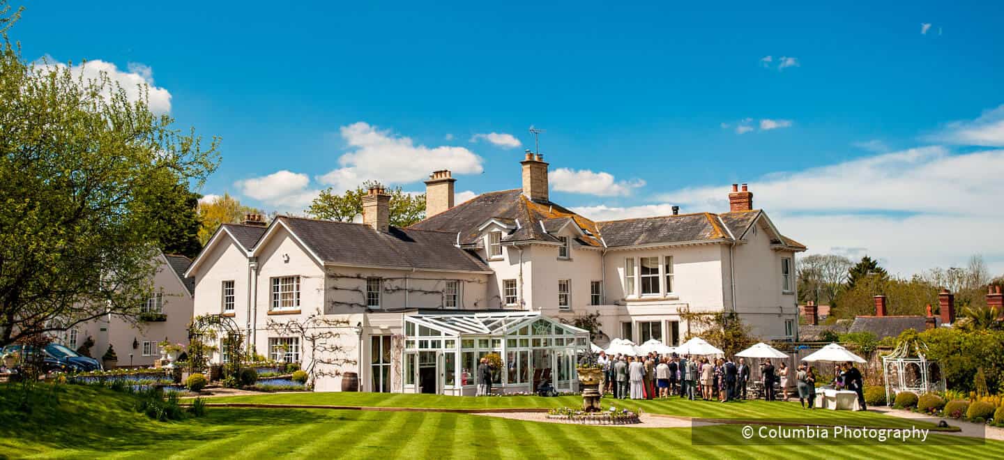 Striped Lawn At Summer Lodge Award Winning Wedding Venue Dorset Gay Wedding Guide 1