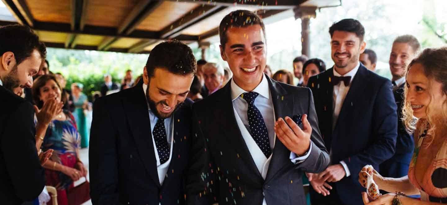 Plan B Gazebo Antonio And Carlos Get Married At Gay Destination Wedding Venue Madrid Cigarral De Las Mercedes Gay Wedding Guide