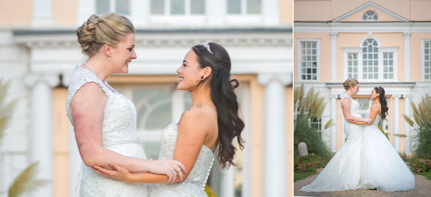 Real Lesbian Wedding At Hintlesham Hall Wedding Venue Suffolk Gay Wedding Guide
