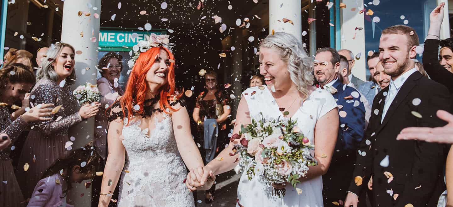 2 Worthing Dome Wedding Lesbian Confetti 1