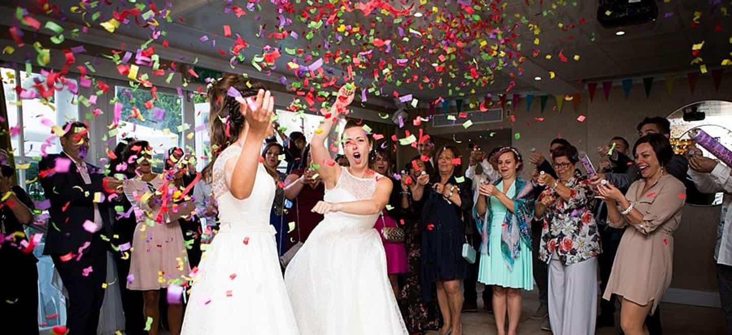 Ale And Eva Real Lesbian Wedding First Dance Image Copyright Paola De Paola Photography Via The Gay Wedding Guide 4 5