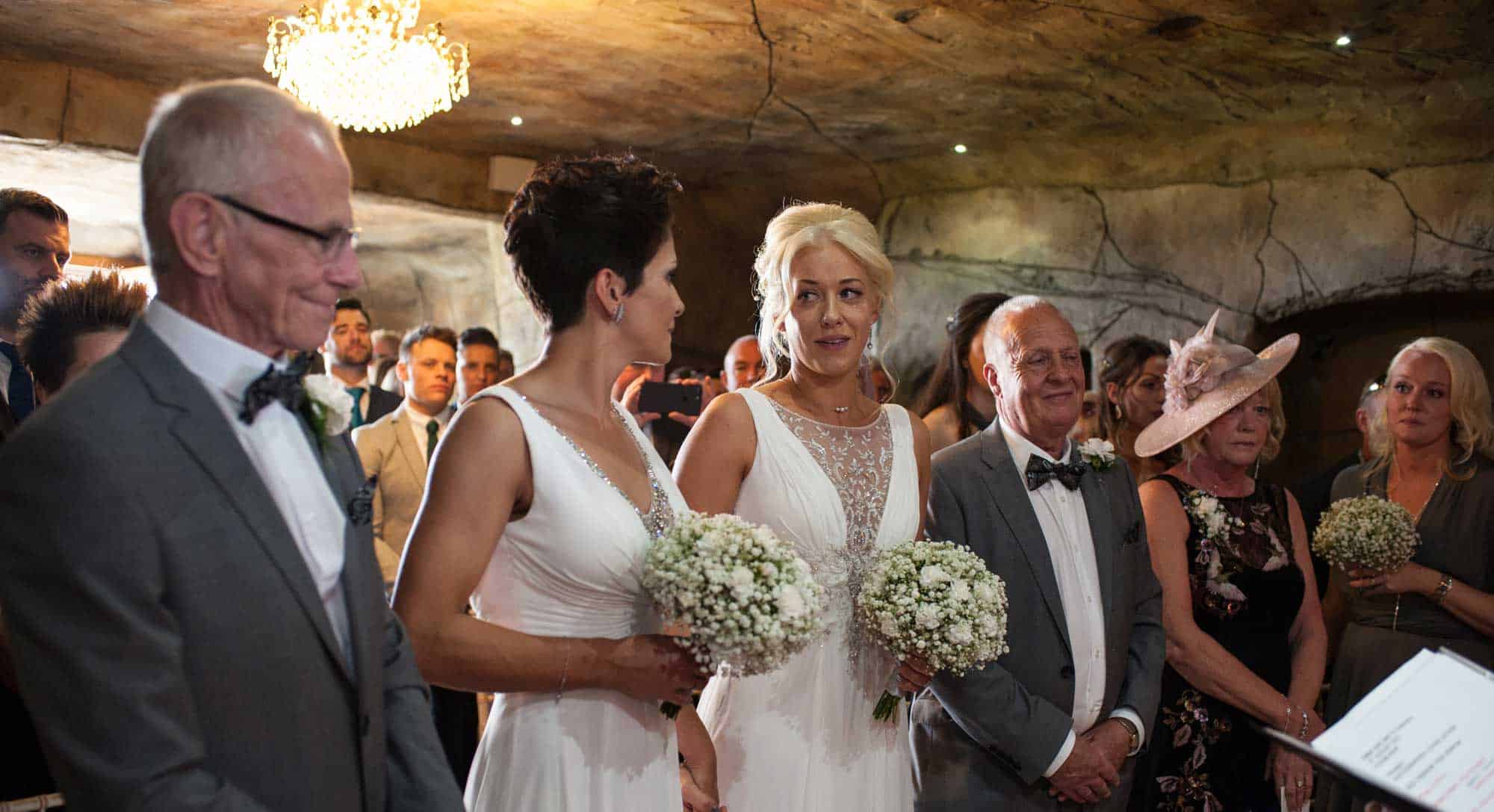 Brides Ceremony At Lesbian Wedding Of Emma And Amy At Ocean Kave Image By Mrsjutsonphotography 1 5