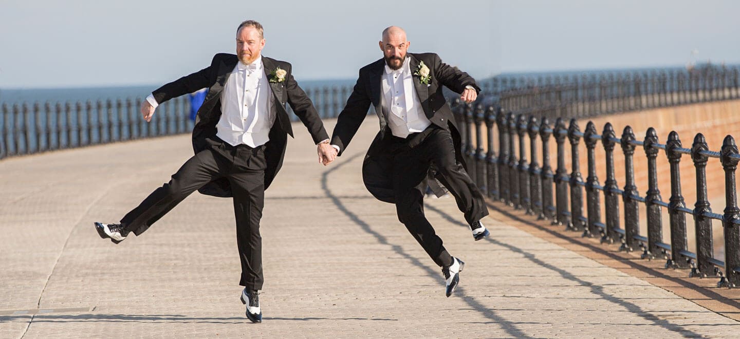 Glen Jason Click Heels At Their Gay Wedding Photographer This World Wedding Photography Via Gay Wedding Guide 6