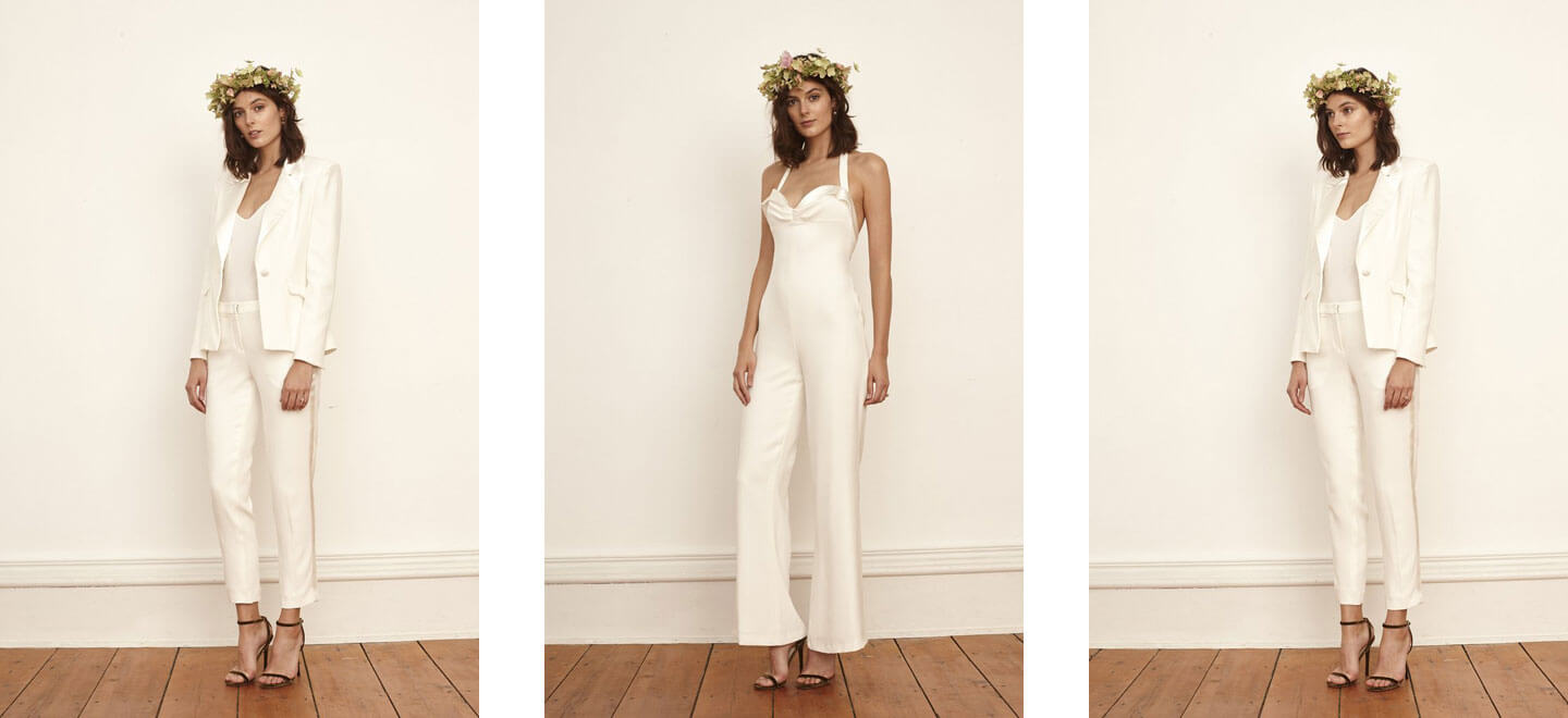 Savannah Miller Bridal Lesbian Wedding Suits Via The Gay Wedding Guide 6