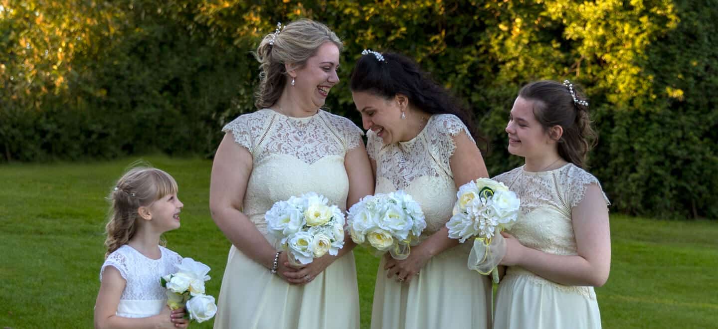 Lesbian Brides At Their Wedding Image Copyright Just Big Smiles Norfolk Photographer Gay Wedding Guide 6