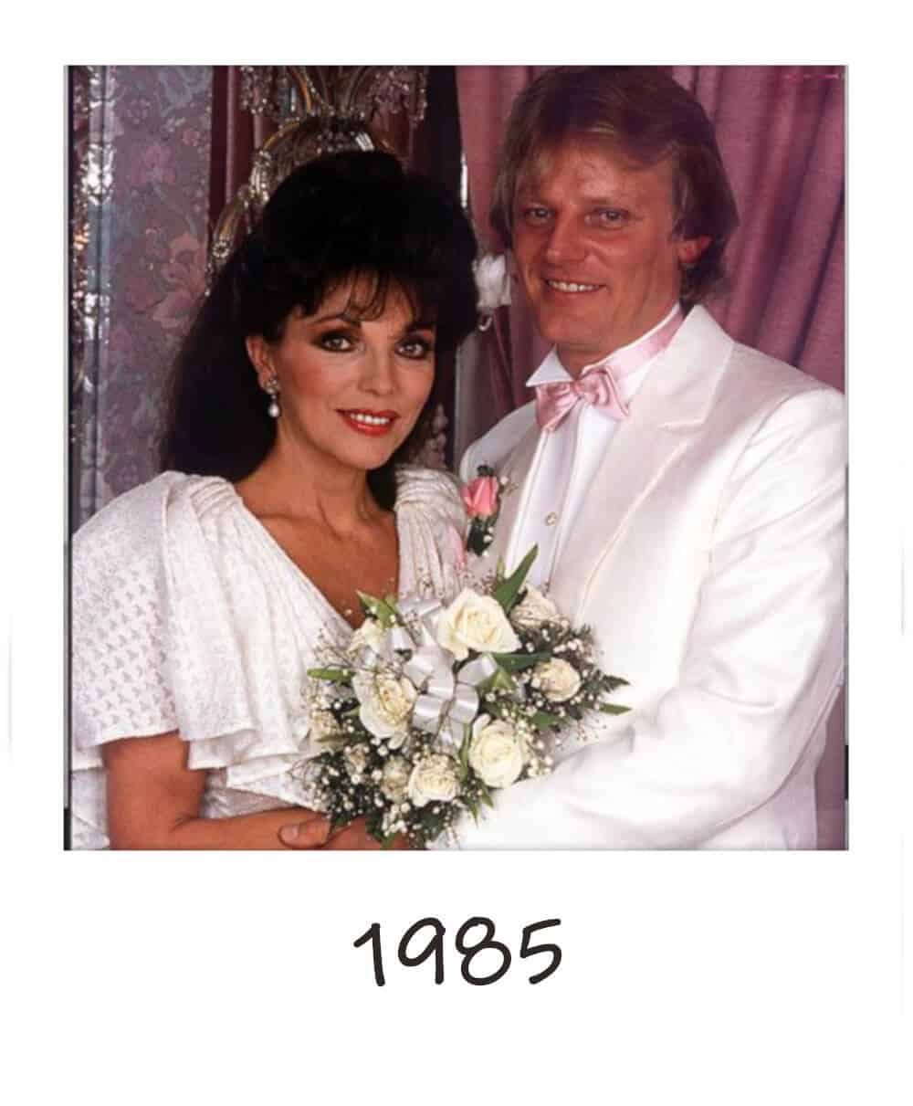 1985 Joan Collins Wedding Style 2 - The Bridal Looks Of Joan Collins 1985 Joan Collins Wedding Style 2 - The Bridal Looks Of Joan Collins Gay Wedding Guide