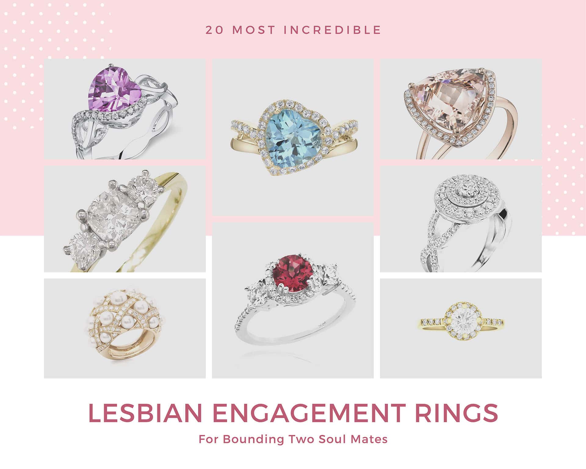 20 Most Incredible Lesbian Engagement Rings For Bounding Two Soul Mates