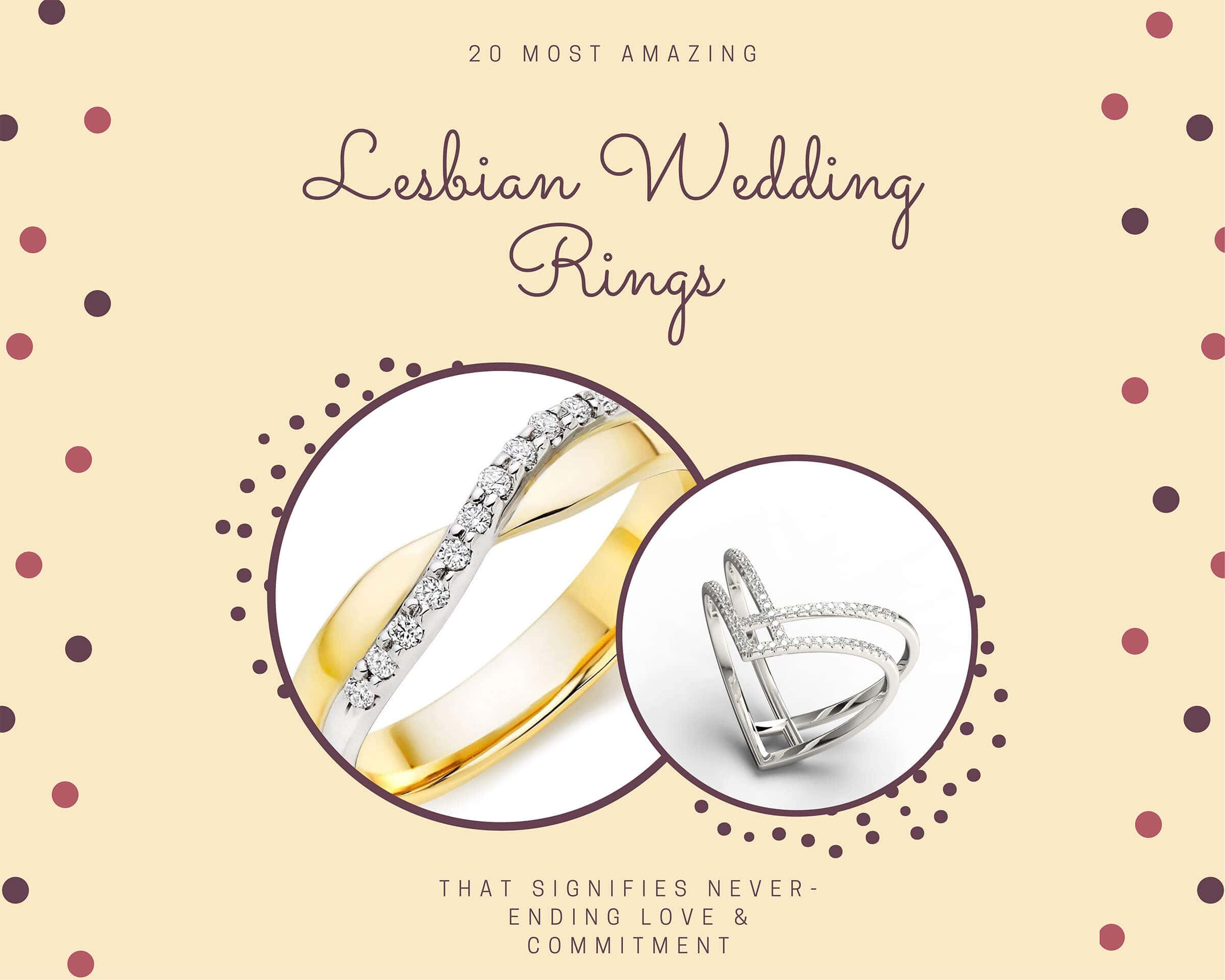 20 Most Amazing Lesbian Wedding Rings That Signifies Never-Ending Love &Amp; Commitment