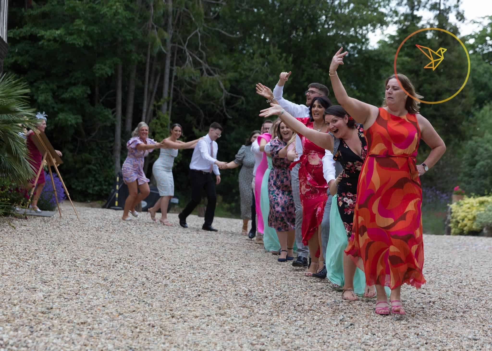 Conga Outside Farnham House Hotel Birds Eye Photography