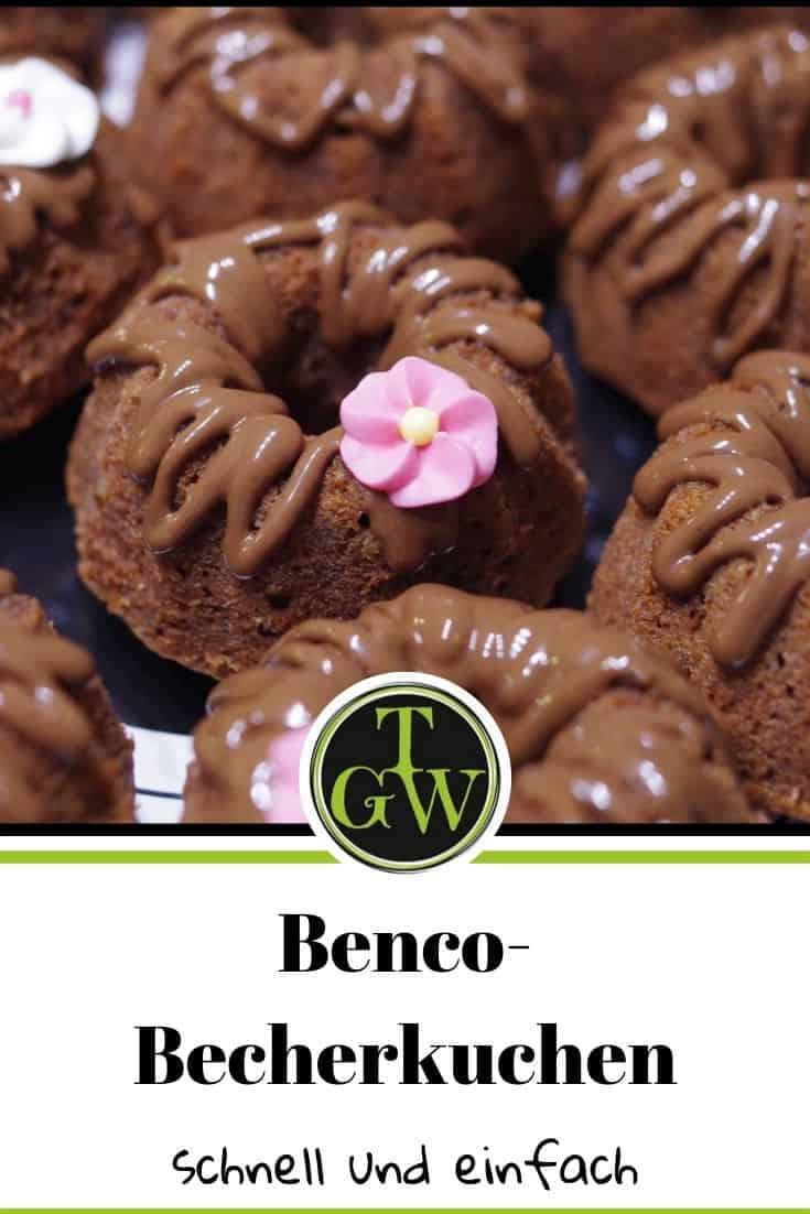 Becherkuchen mit Sauerrahm, Benco und Walnüssen - Pinterest - Foodblog Topfgartenwelt