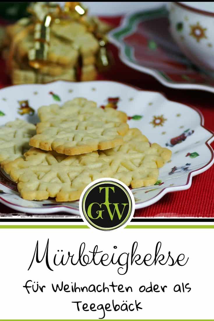 Mürbteigkekse - Pinterest - Foodblog Topfgartenwelt