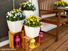 Dekokisten für den Garten | Gestalten mit Knagglig - Gartenblog Topfgartenwelt