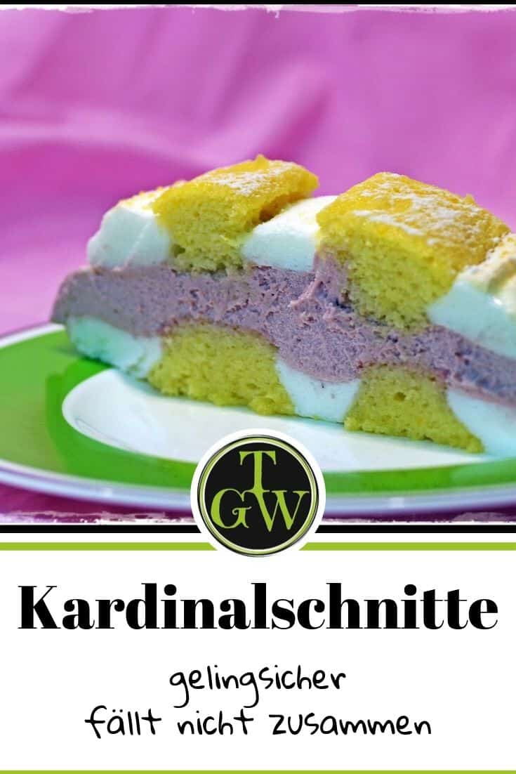 Kardinalschnitte, die sicher nicht zusammenfällt. - Foodblog Topfgartenwelt