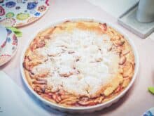 gedeckter Apfelkuchen aus Mürbteig perfekt im Herbst - Foodblog Topfgartenwelt