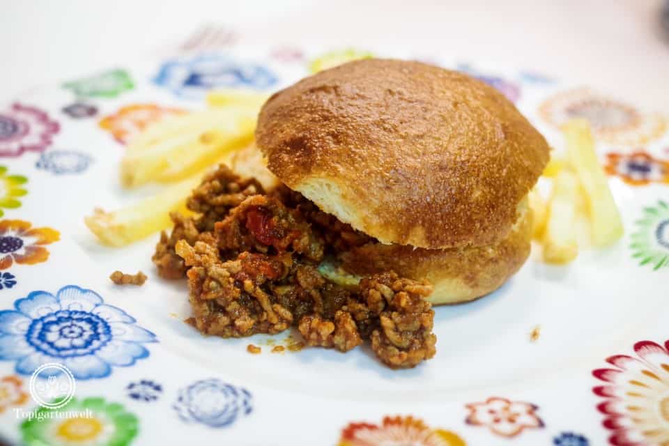 Sloppy Joes Rezept für Burger - Foodblog Topfgartenwelt
