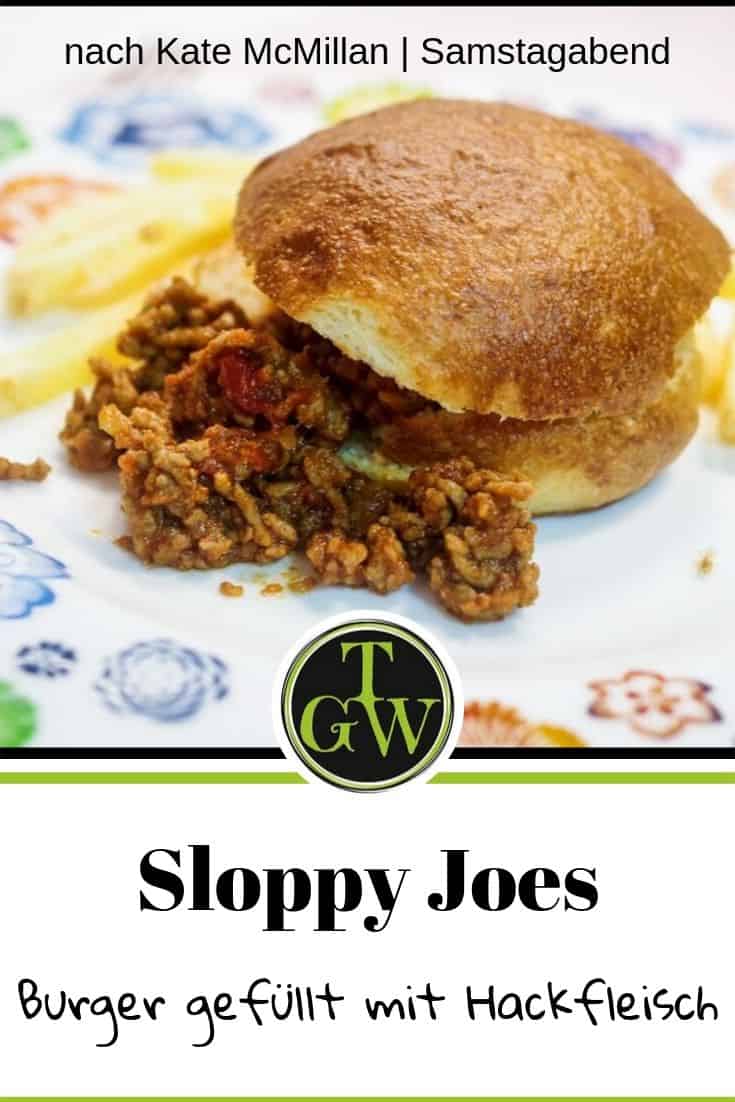 Sloppy Joe Burger - Pinterest - Foodblog Topfgartenwelt