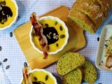 Echte steirische Kürbiscremesuppe mit Kernöl - Foodblog Topfgartenwelt