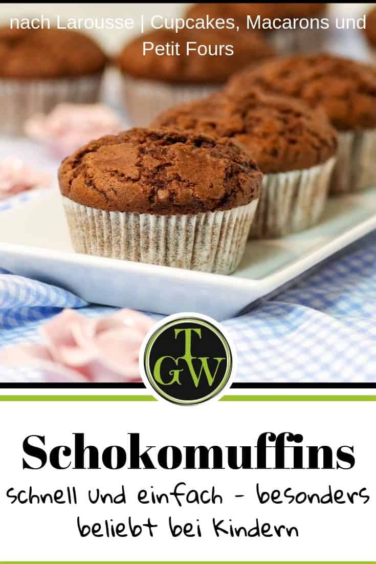 Schokomuffins - Pinterest - Foodblog Topfgartenwelt