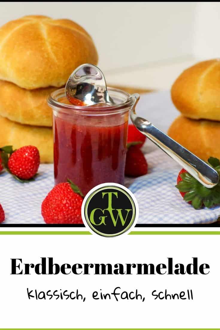 Erdbeermarmelade aus gefrorenen Früchten einkochen