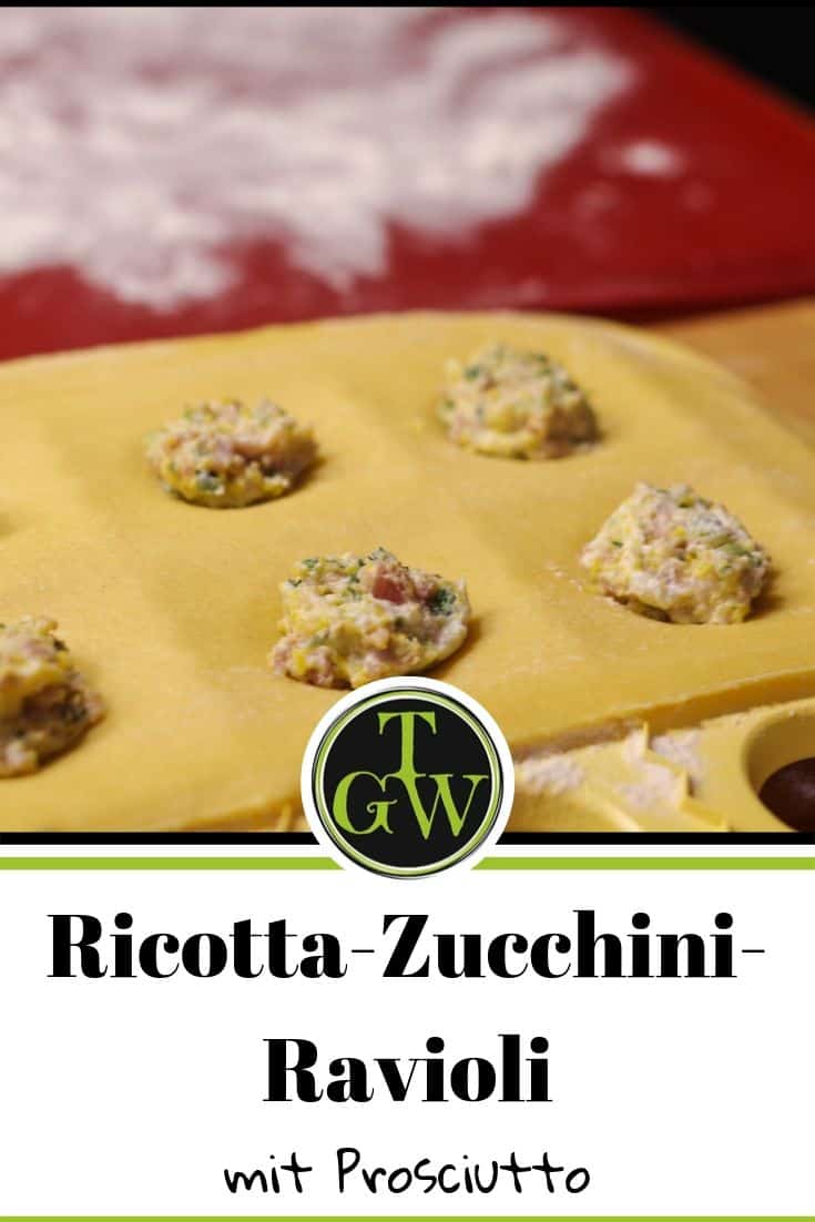 Ricotta-Zucchini-Ravioli - Pinterest - Foodblog Topfgartenwelt