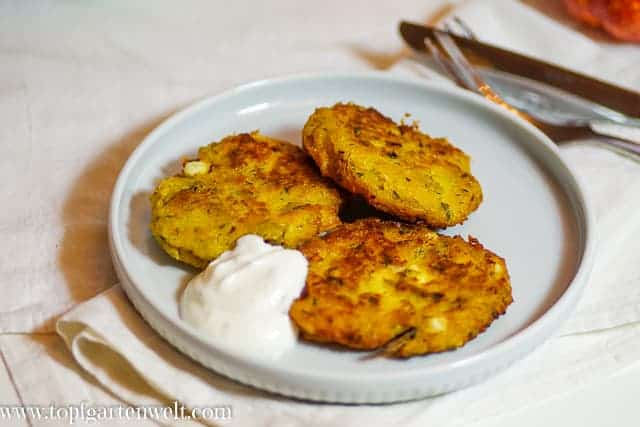 Kürbisrösti nach türkischer Art - Foodblog Topfgartenwelt