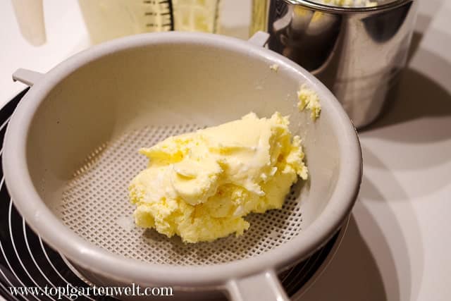 abgeseihte Butterflocken - Foodblog Topfgartenwelt