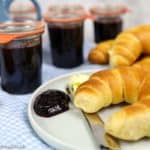 Heidelbeermarmelade | Heidelbeerkonfitüre püriert für das Sonntagsfrühstück - Foodblog Topfgartenwelt