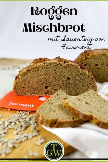 Roggenmischbrot mit Sauerteig von Fairment - Foodblog Topfgartenwelt