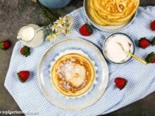 Grundrezept fluffige Pfannkuchen mit Eischnee - Pancakes - Foodblog Topfgartenwelt