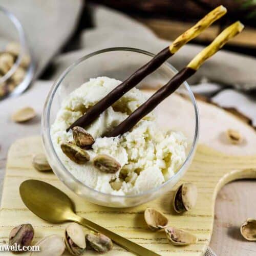 weltbestes italienisches Pistazieneis mit Pistazienmus - Foodblog Topfgartenwelt