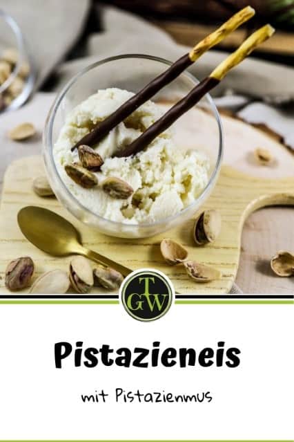 Weltbestes italienisches Pistazieneis mit Pistazienmus ohne Ei