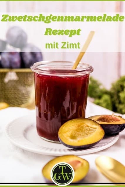 Feine Zwetschgenmarmelade nach Omas Rezept  optional mit Zimt, Rum oder Vanille