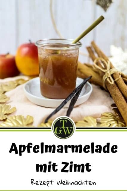 Omas Apfelmarmelade mit Zimt und Vanille