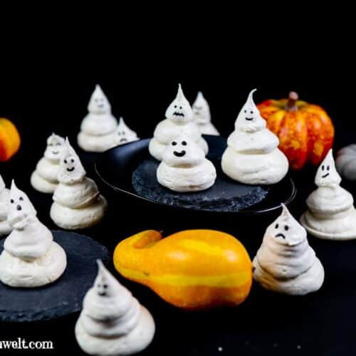Baiser Geister backen für Halloween - Foodblog Topfgartenwelt