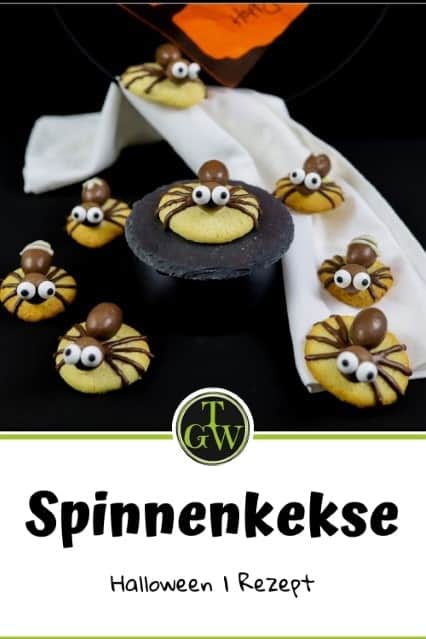 Spinnenkekse - Pinterest - Foodblog Topfgartenwelt