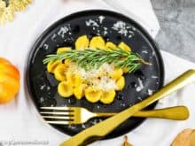 Kürbisgnocchi mit Ricotta - Pastamaker - Foodblog Topfgartenwelt