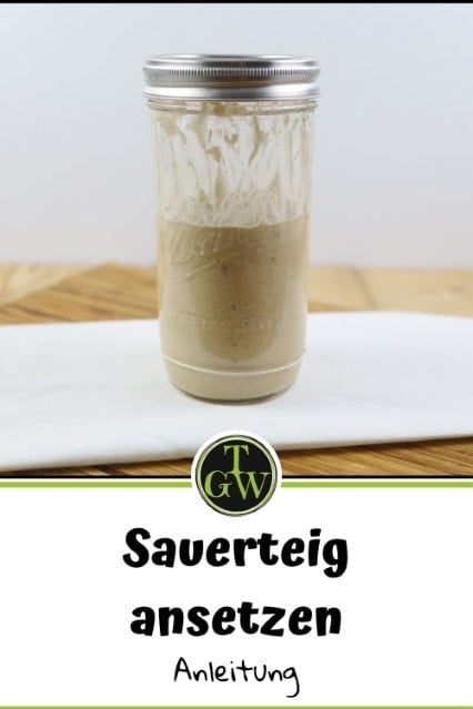 Sauerteig ansetzen mit Roggen, Roggenmehl und füttern: Anleitung