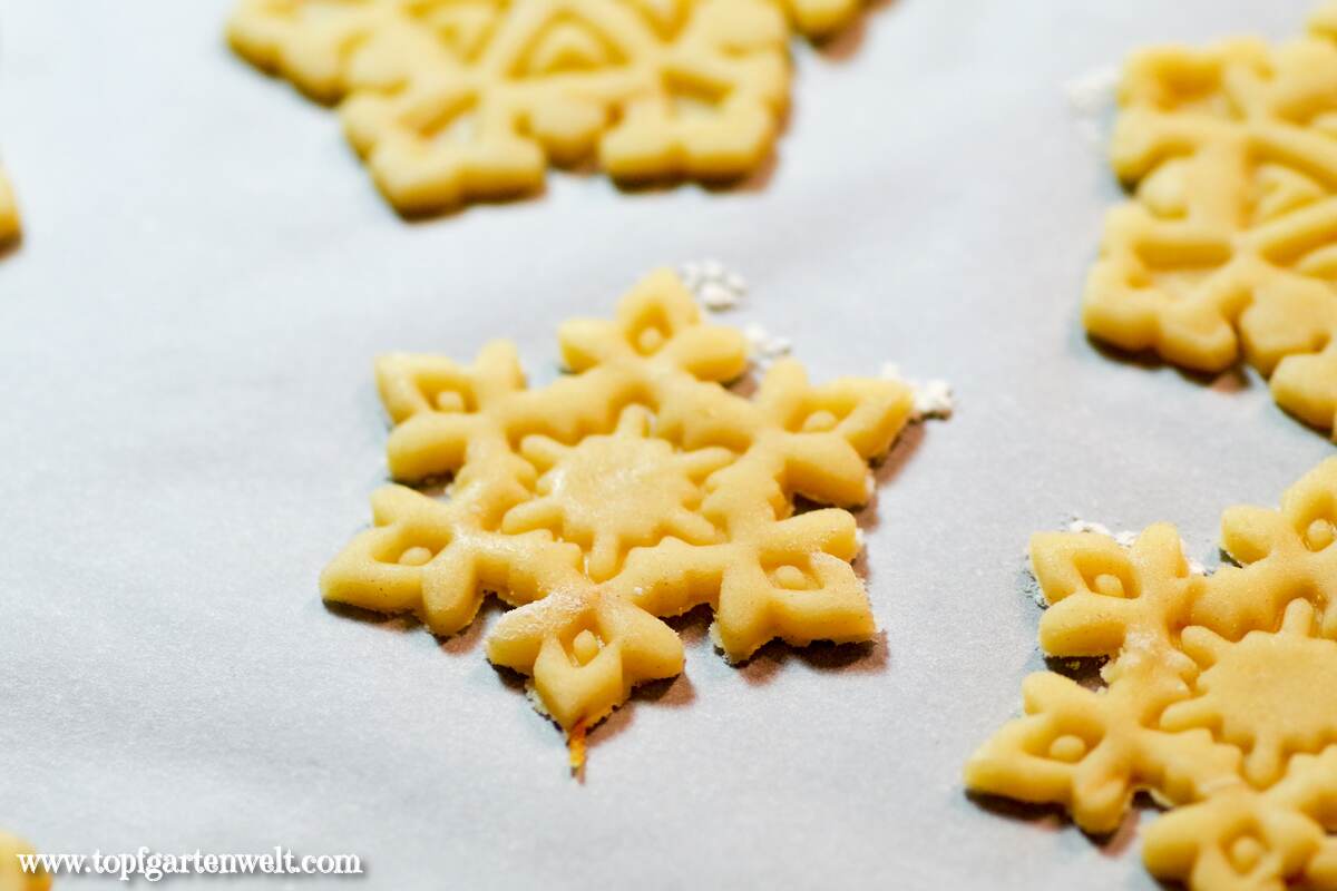 Mürbteigkekse, Mürbeteigplätzchen Rezept für Weihnachten - Foodblog Topfgartenwelt